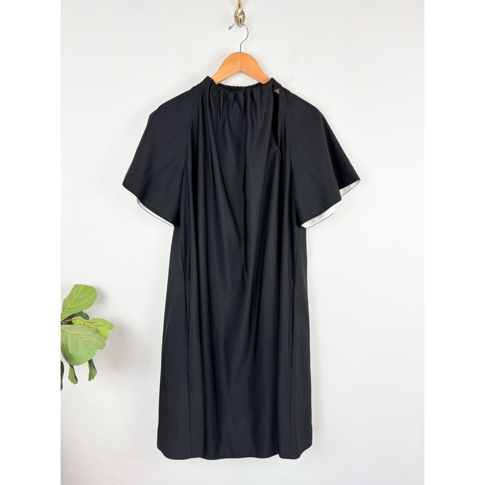 Calvin Klein Collection 205W39NYC Luxury Black Statement Sleeve Dress Sz 6